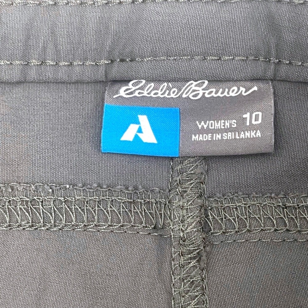 Eddie Bauer First Ascent Gray Cargo Pants 10 Hiking Outdoor Tech outdoor active - Picture 3 of 8
